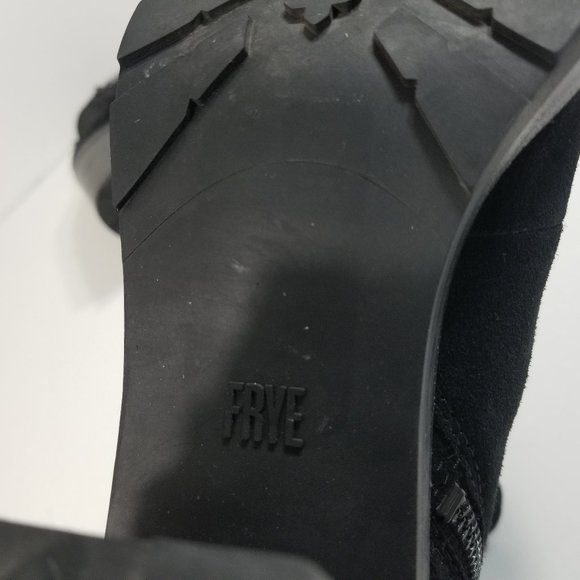 Frye 3478038 Women Suede Zip Lace Up Booties 8.5 M - Picture 11 of 13